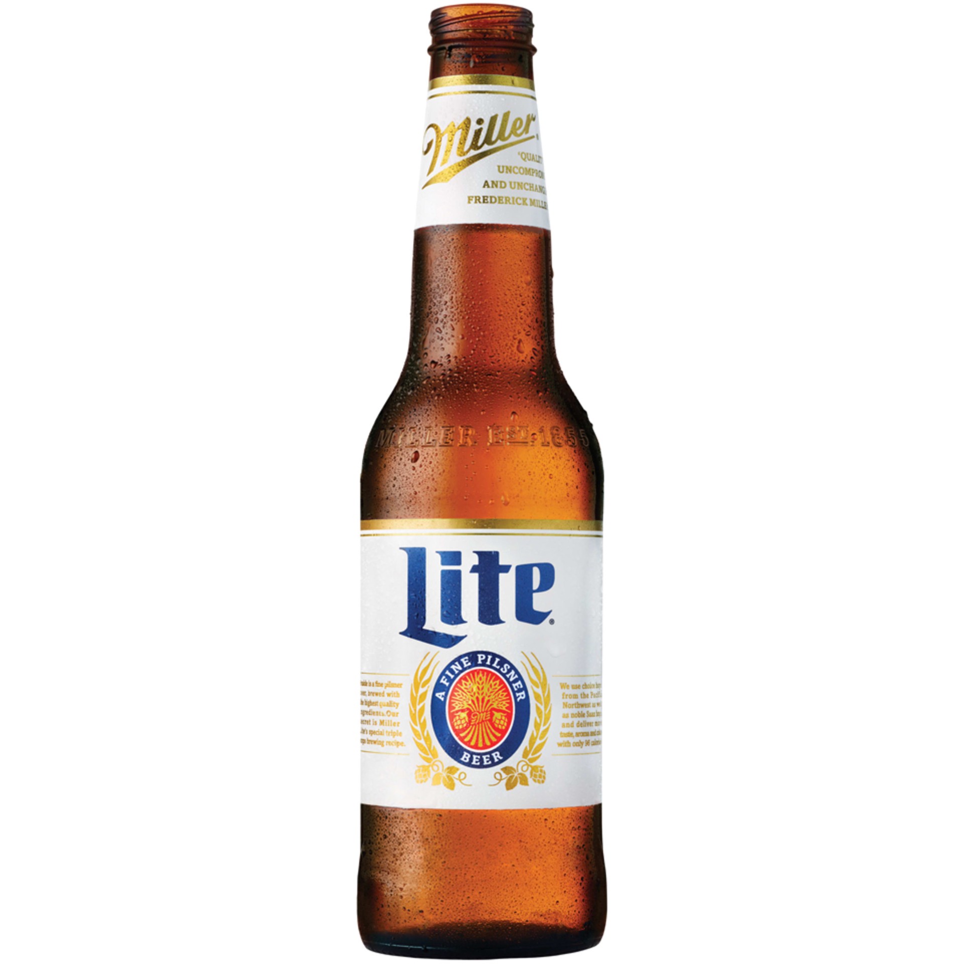 slide 4 of 4, Miller Lite Lager Beer, 4.2% ABV, 24-pack, 12-oz beer bottles, 288 oz