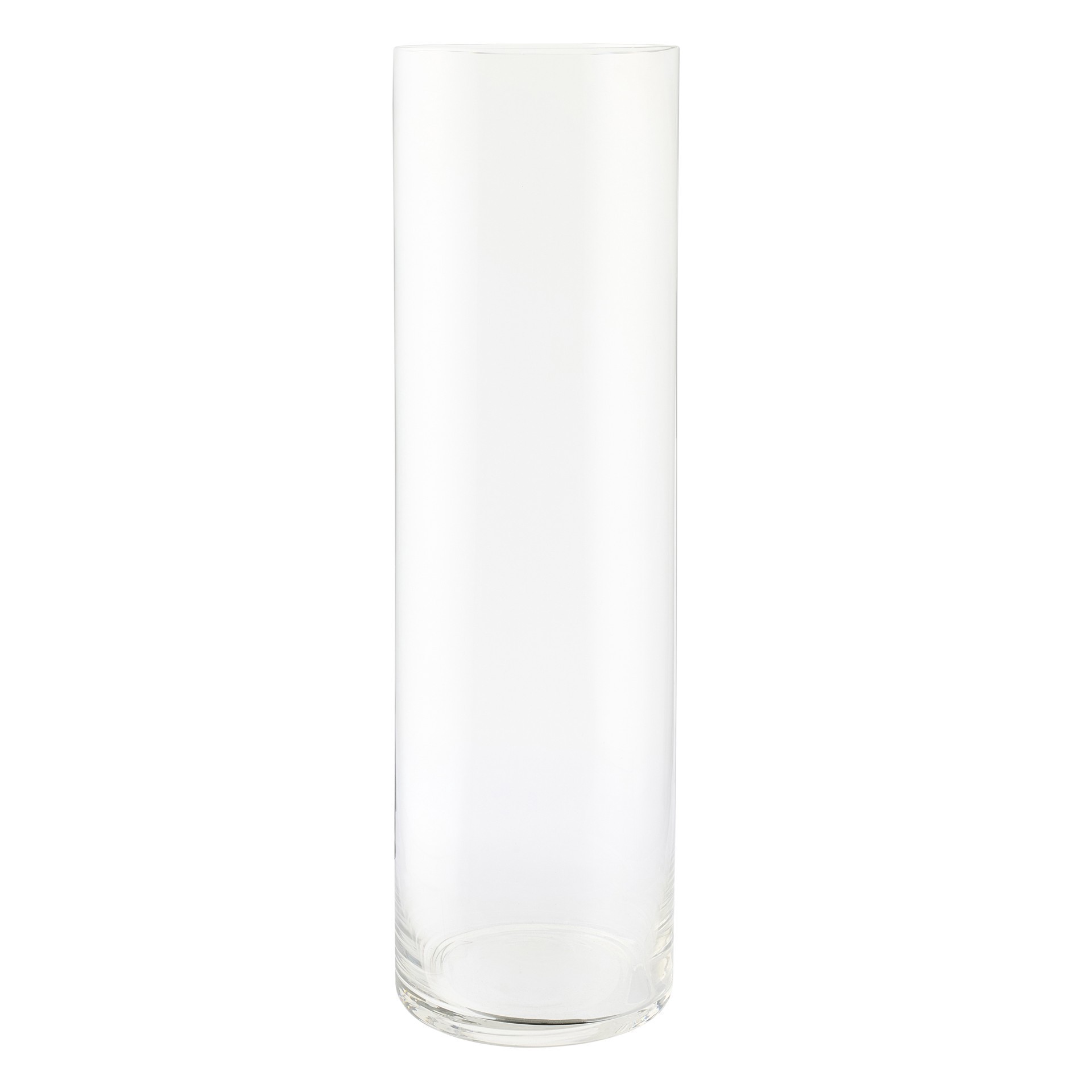 slide 3 of 3, 24" Clear Glass Cylinder Vase By Ashland, 7 in x 7 in x 24 in