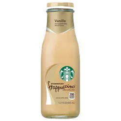 Starbucks Frappuccino Chilled Coffee Drink Vanilla Flavored 13.7 Fl Oz Bottle