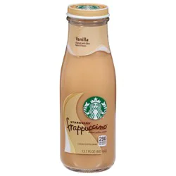Starbucks Frappuccino Chilled Coffee Drink Vanilla Flavored 13.7 Fl Oz Bottle