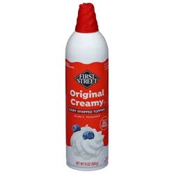 First Street Dairy Whipped Topping