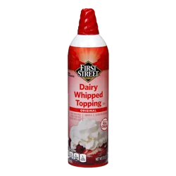 First Street Dairy Whipped Topping