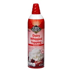 First Street Dairy Whipped Topping