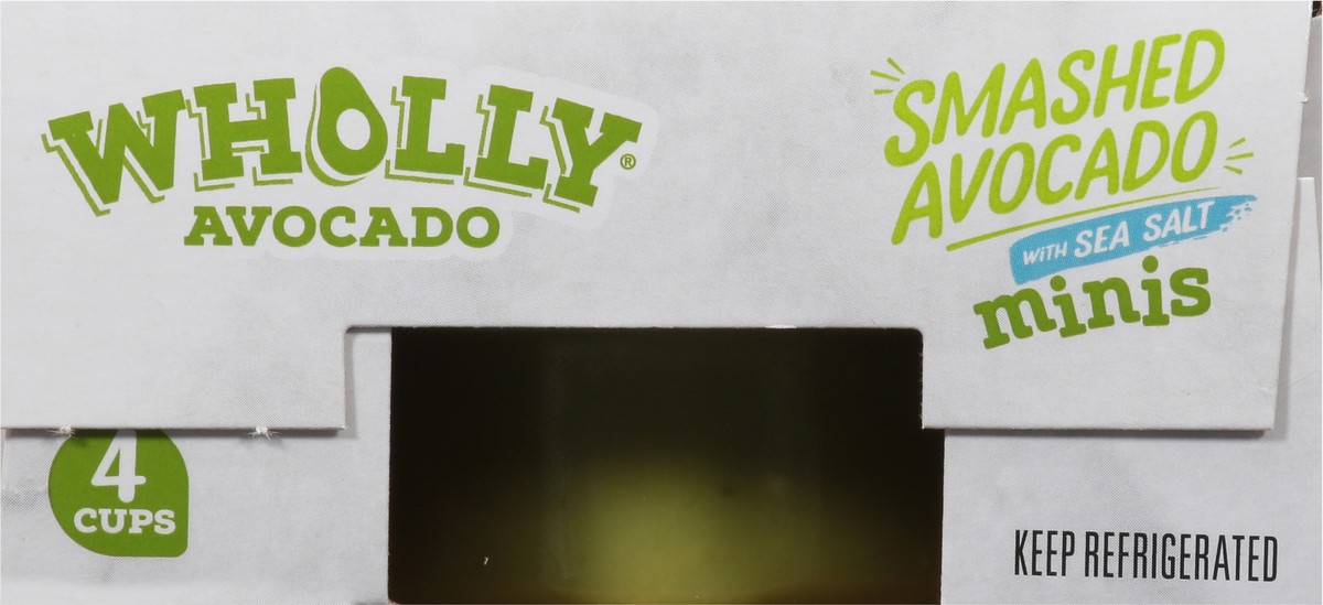 slide 12 of 12, Wholly Smashed Avocado with Sea Salt Minis 4 - 2 oz Cups, 4 ct