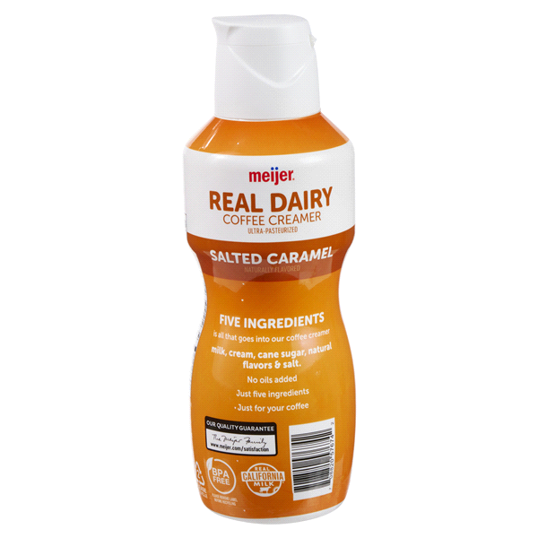 slide 29 of 29, Meijer Real Dairy Salted Caramel Coffee Creamer, 32 oz