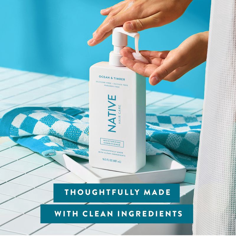 slide 2 of 6, Native Ocean Timber Moisturizing Conditioner - 16.5 fl oz, 16.5 fl oz