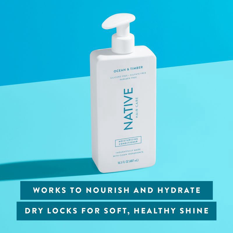 slide 3 of 6, Native Ocean Timber Moisturizing Conditioner - 16.5 fl oz, 16.5 fl oz