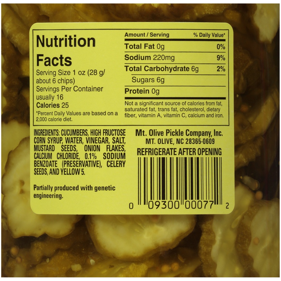 slide 4 of 6, Mt. Olive Old-Fashioned Sweet Bread & Butter Pickle Chips - 24oz, 