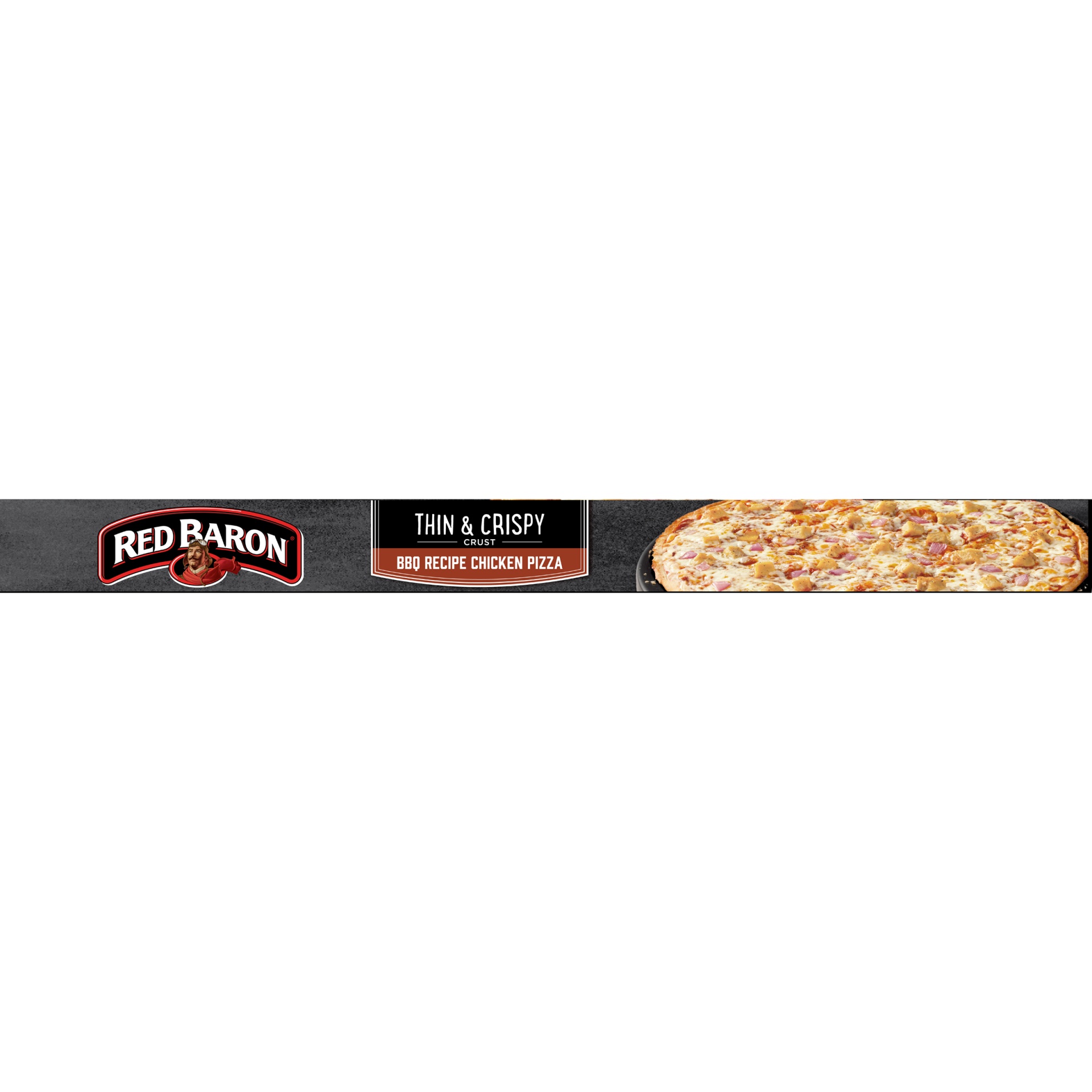 slide 4 of 9, Red Baron Thin & Crispy BBQ Style Chicken Pizza, 14.97 oz