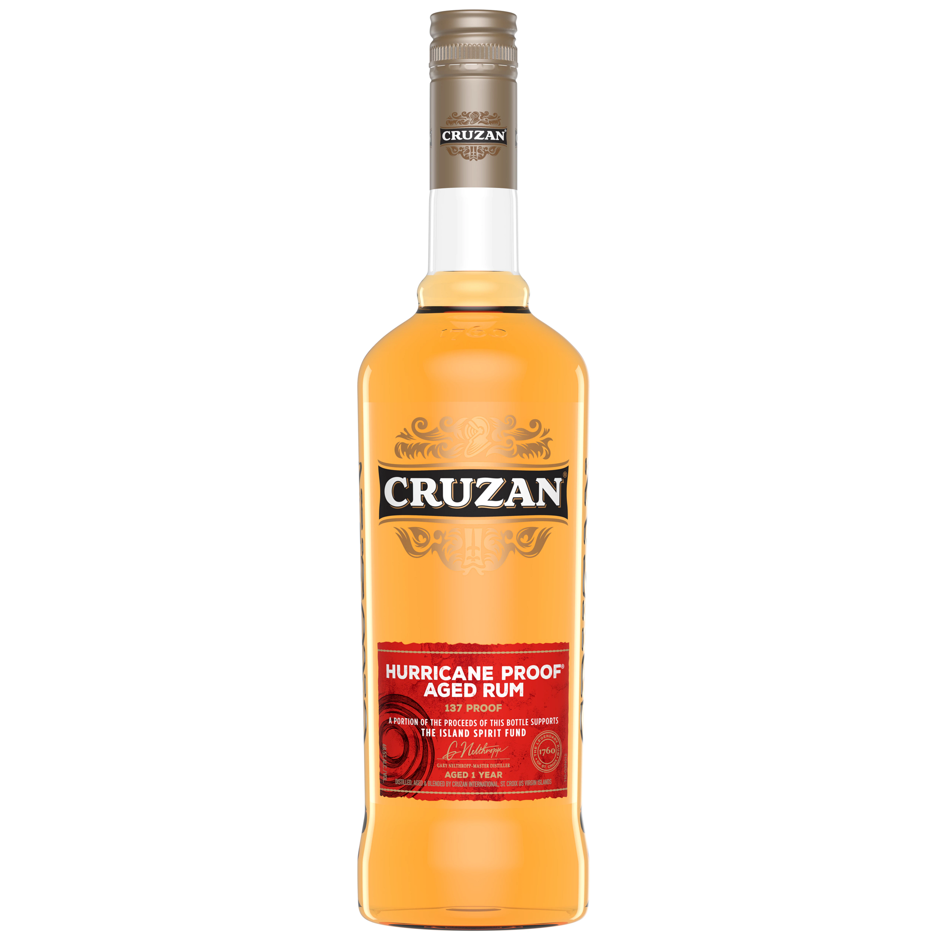 slide 2 of 2, Cruzan Hurricane Proof, 750 ml