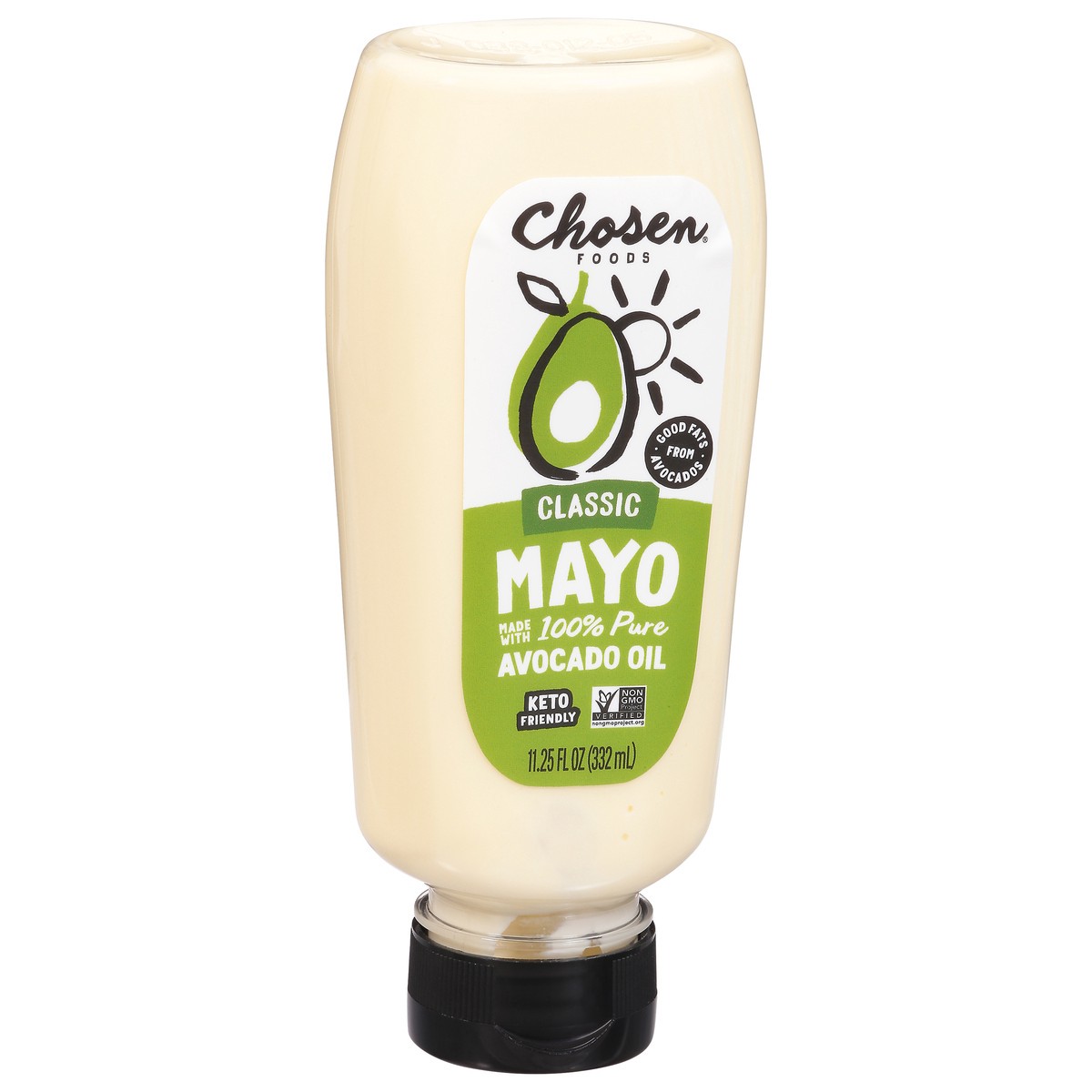 slide 10 of 13, Chosen Foods Classic Avocado Oil Squeeze Mayo 11.25 oz, 11.25 fl oz