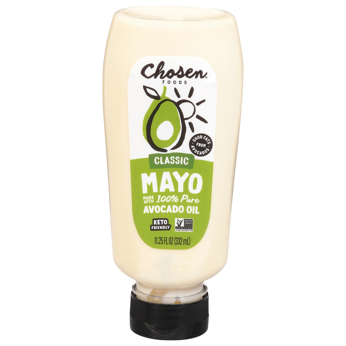 slide 13 of 13, Chosen Foods Classic Avocado Oil Squeeze Mayo 11.25 oz, 11.25 fl oz