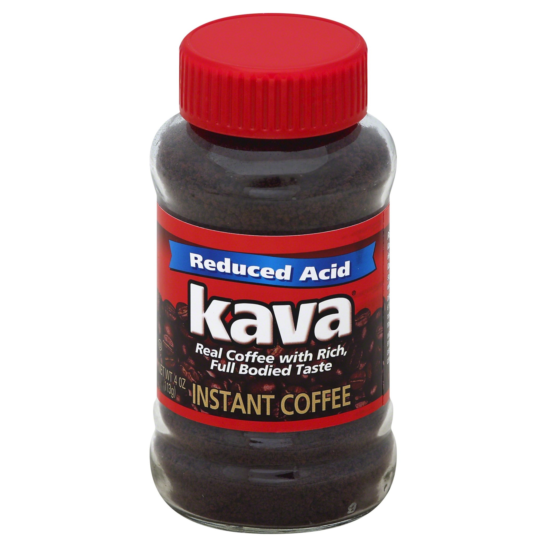 slide 1 of 6, Kava Reduced Acid Instant Coffee, 4 oz