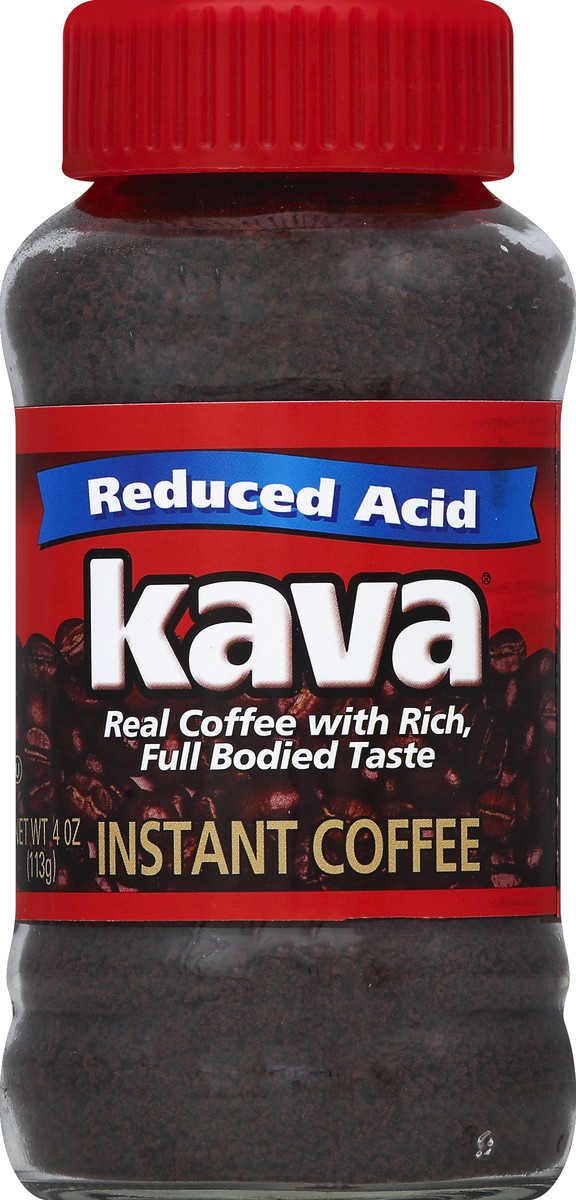 slide 5 of 6, Kava Reduced Acid Instant Coffee, 4 oz