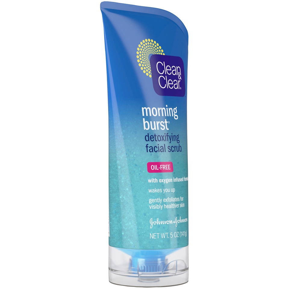 slide 2 of 6, CLEAN & CLEAR MORNING BURST Detoxifying Facial Scrub, 5 Fl. Oz, 5 oz