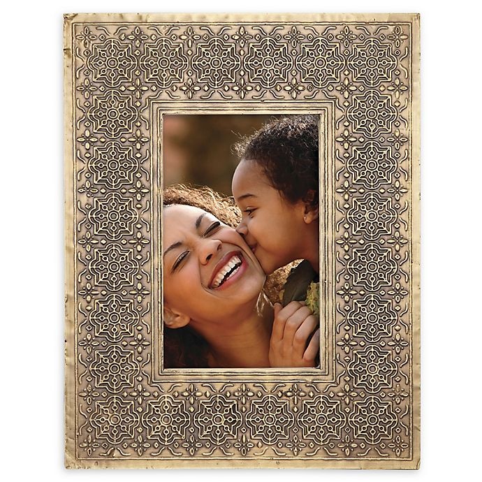 slide 1 of 2, Lenox Global Tapestry Hammered Picture Frame, 4 in x 6 in