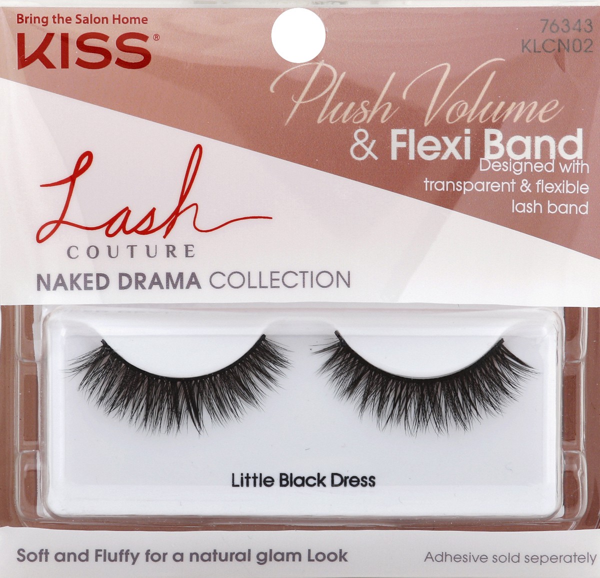 slide 2 of 6, KISS Lash Couture Naked Drama - Lacey, 1 ct