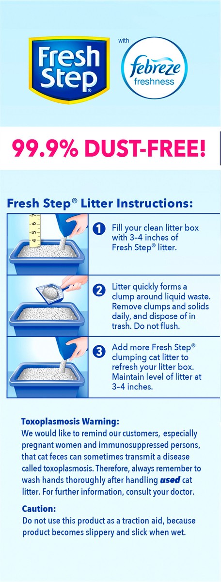 slide 6 of 9, Fresh Step Lightweight Extreme Scented Litter with the Power of Febreze, Clumping Cat Litter, 8.6 Pounds, 8.6 lb