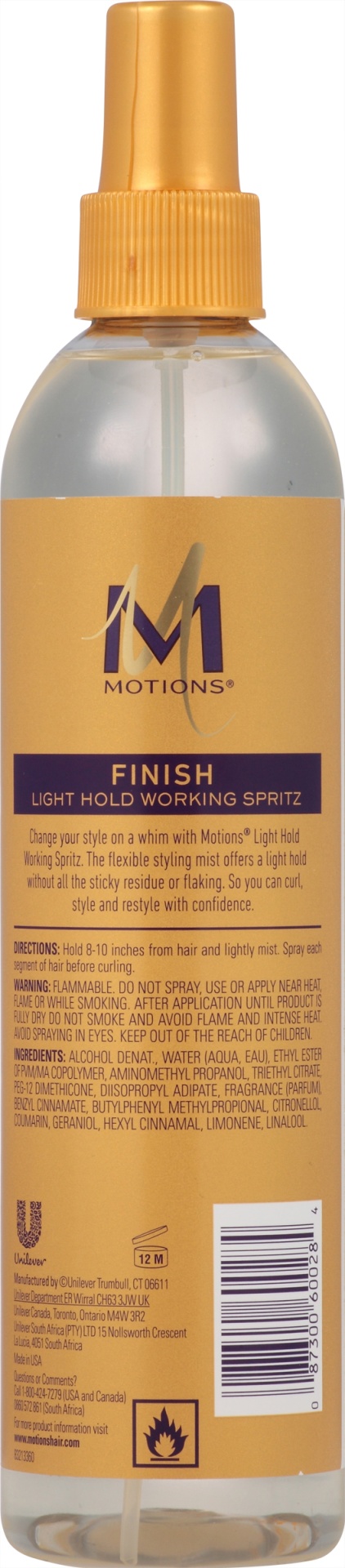 slide 4 of 5, Motions Working Spritz 12 oz, 12 oz