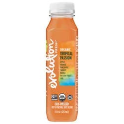 Evolution Fresh Organic Tropical Passion Cold-Pressed Vegetable & Fruit Juice Blend 11 oz.