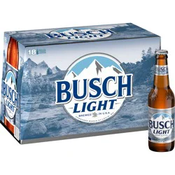 Busch Light American Lager Beer 18 pk