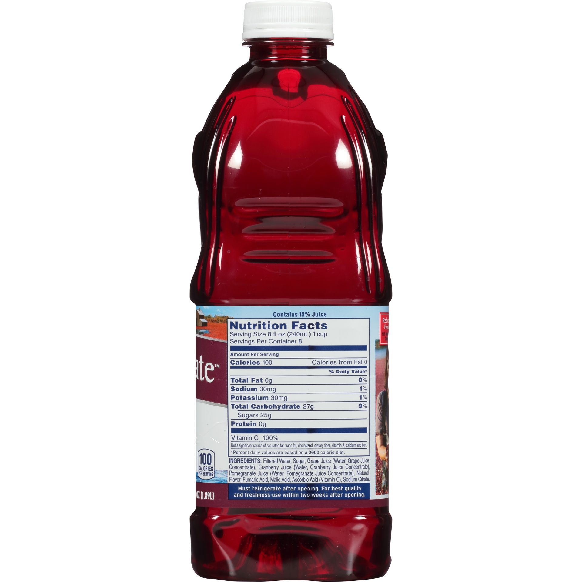 slide 5 of 8, Ocean Spray Cran-Pomegranate Juice, 