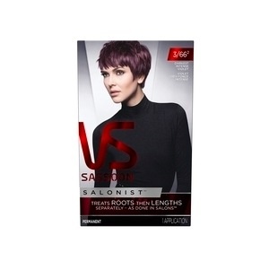 slide 1 of 1, Vidal Sassoon Salonist Permanent Hair Color, 3/66 2 Darkest Intense Violet, 1 kit