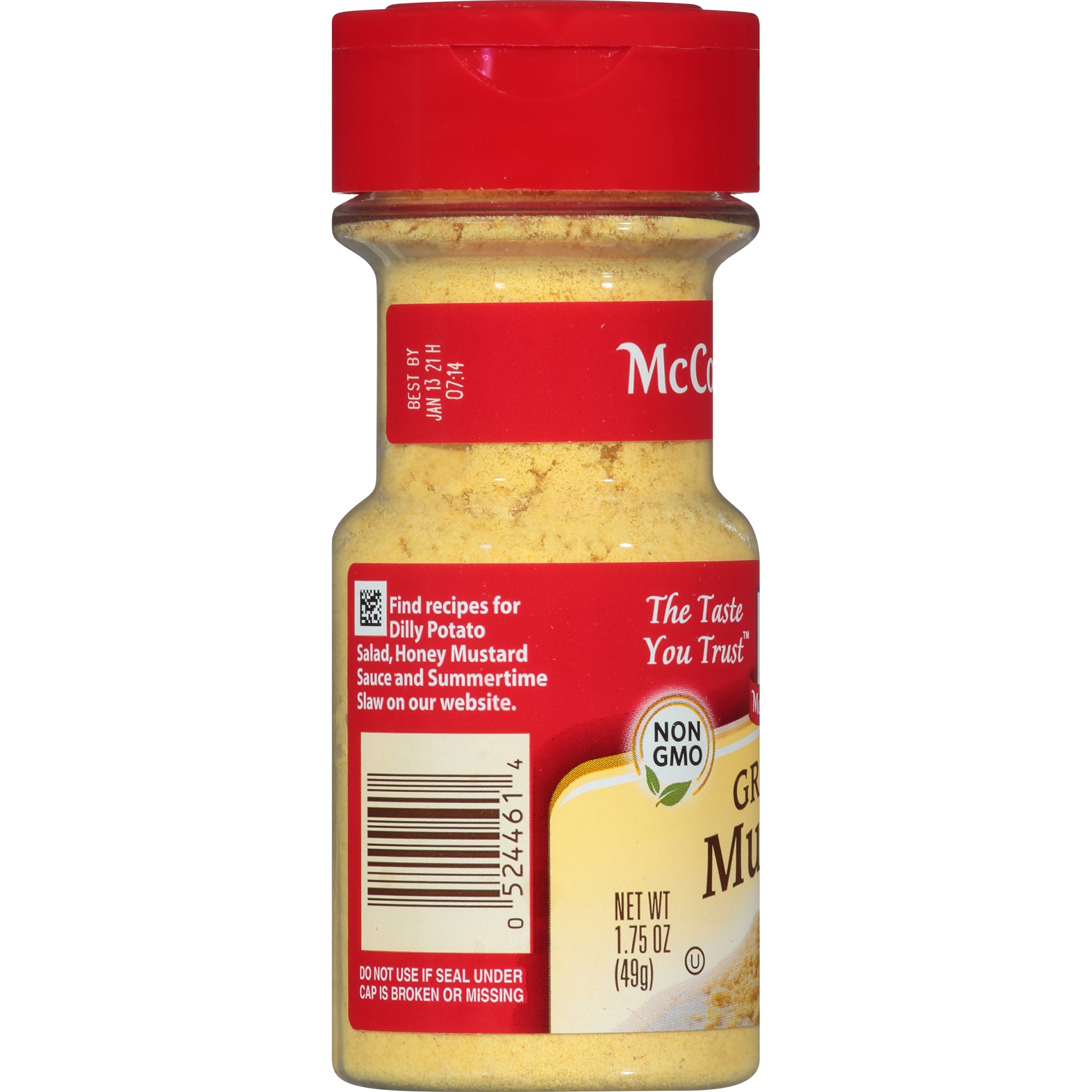 slide 2 of 2, McCormick Mustard - Ground, 1.75 oz, 