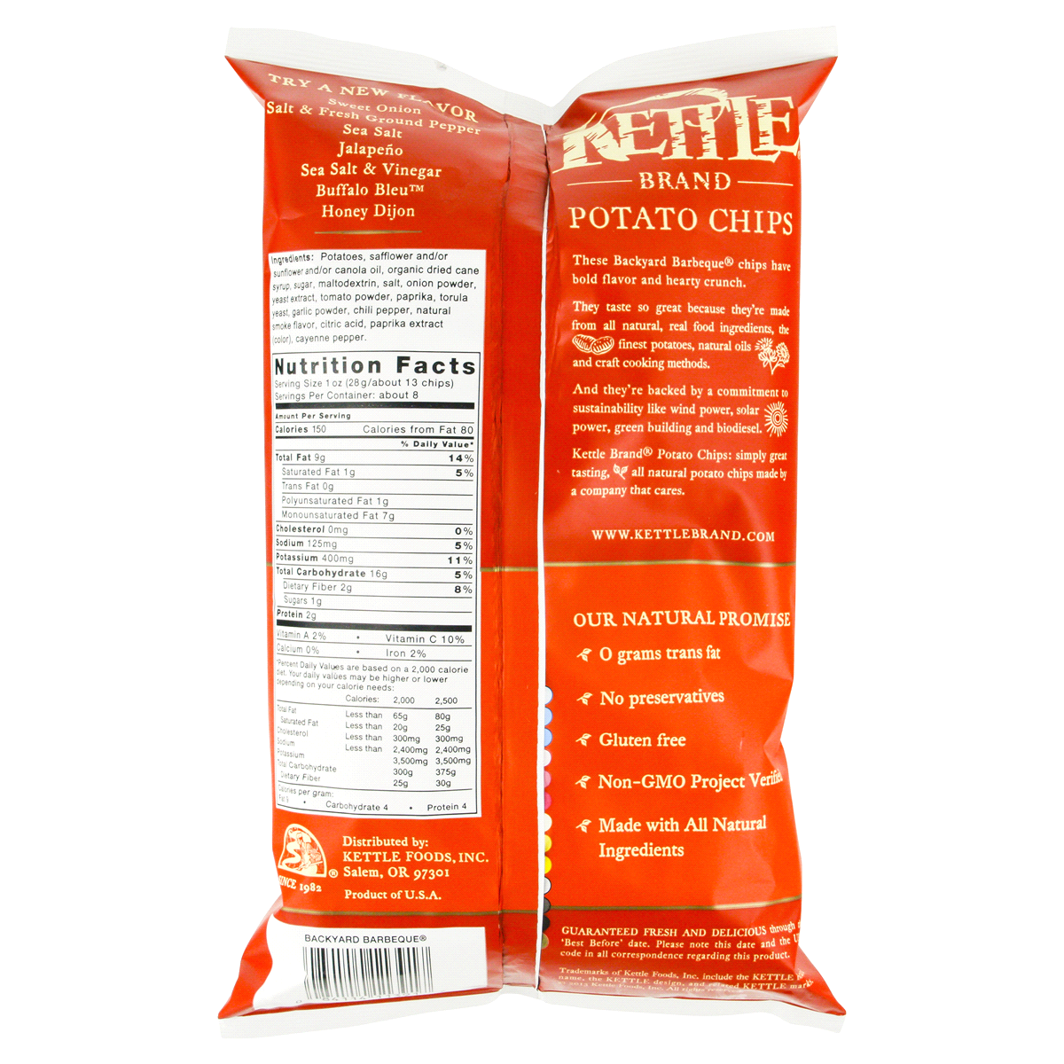 slide 5 of 5, Kettle Brand Backyard Barbeque Kettle Chips - 8.5oz, 8.5 oz