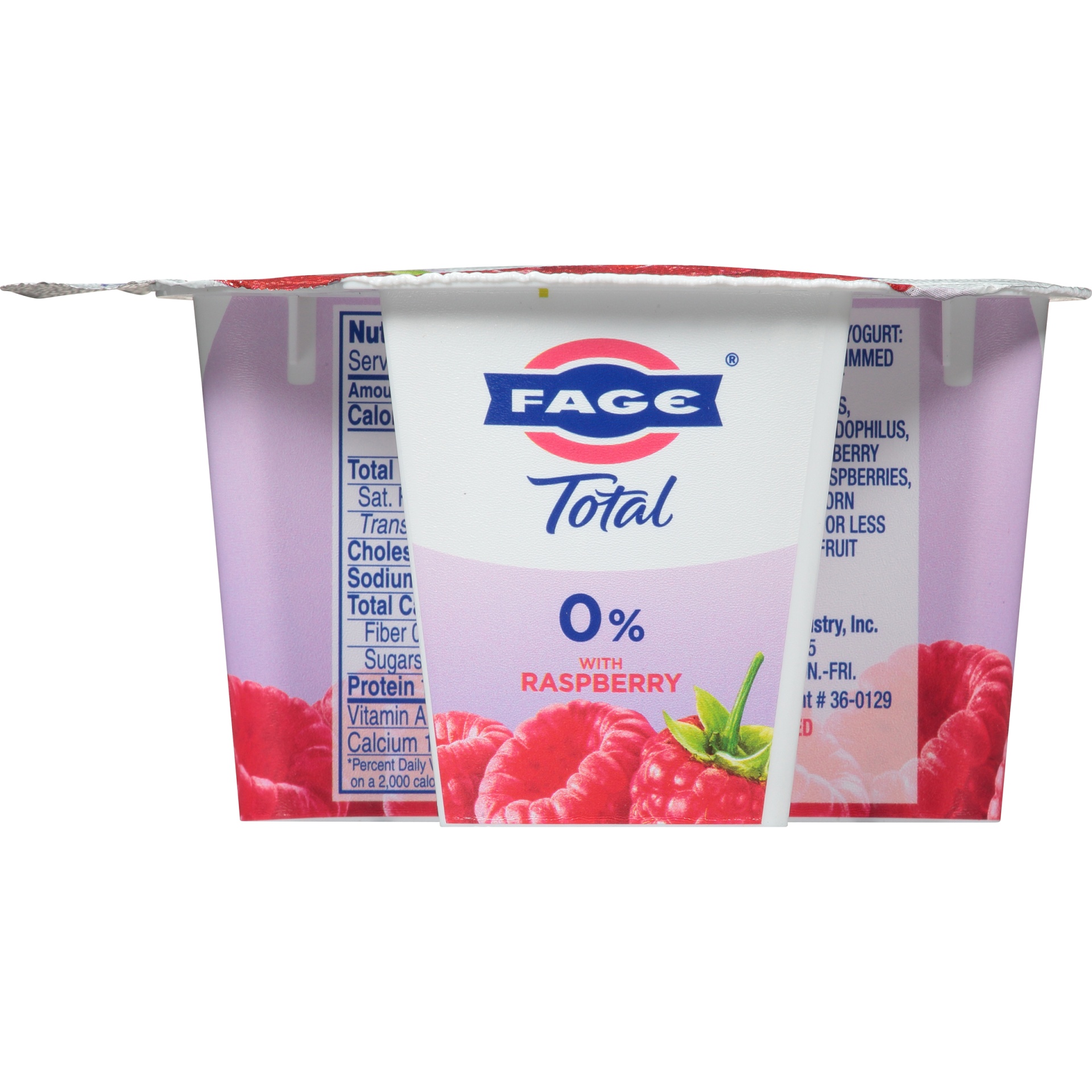 slide 5 of 6, Fage Total Raspberry 0% Greek Yogurt, 5.3 oz