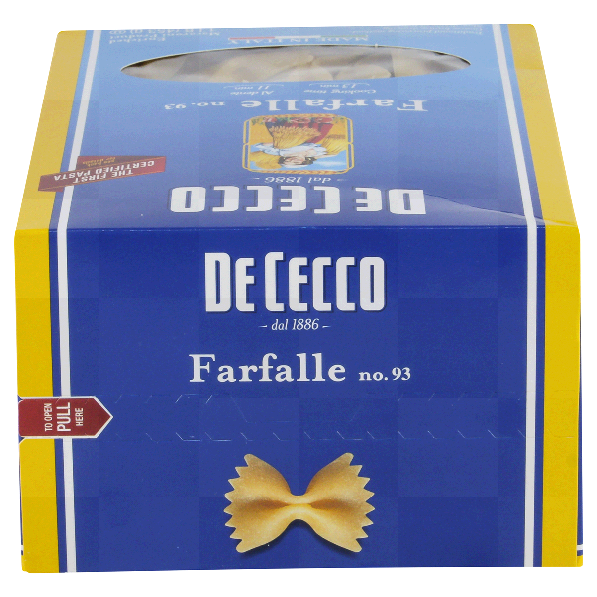 slide 4 of 6, De Cecco Farfalle Pasta, 