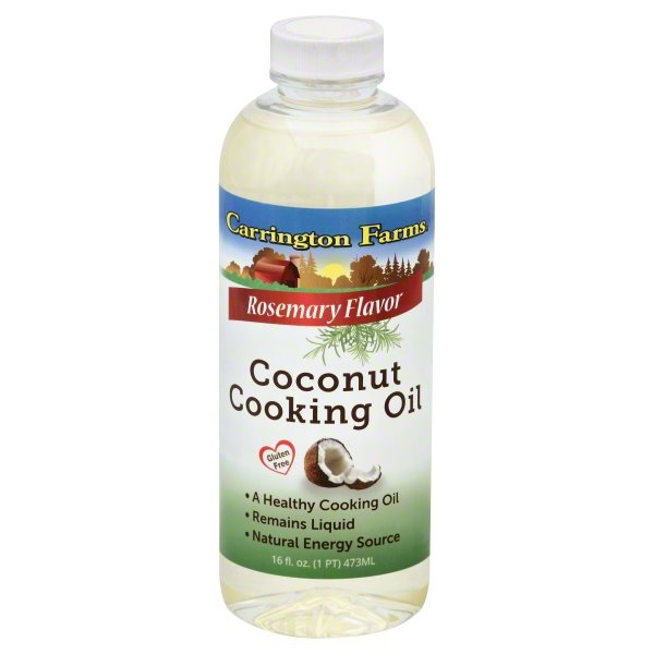 slide 1 of 1, Carrington Farms Cooking Oil Coconut Rosemary Flavor, 16 oz