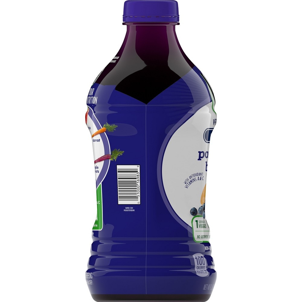 slide 4 of 7, V8 Blends 100% Juice Pomegranate Blueberry Juice, 46 fl oz Bottle, 
