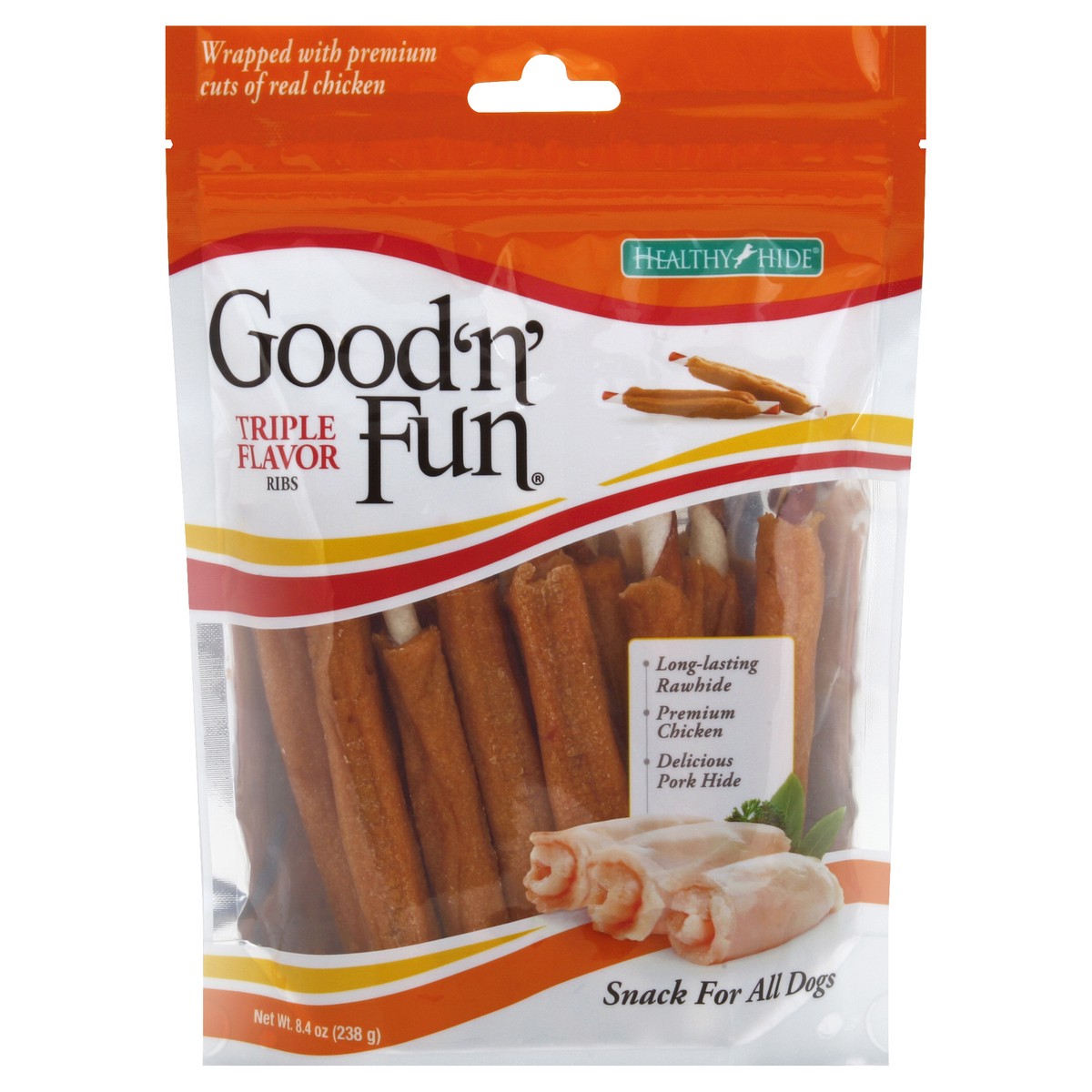 slide 2 of 3, Healthy Hide Dog Treats 8.4 oz, 