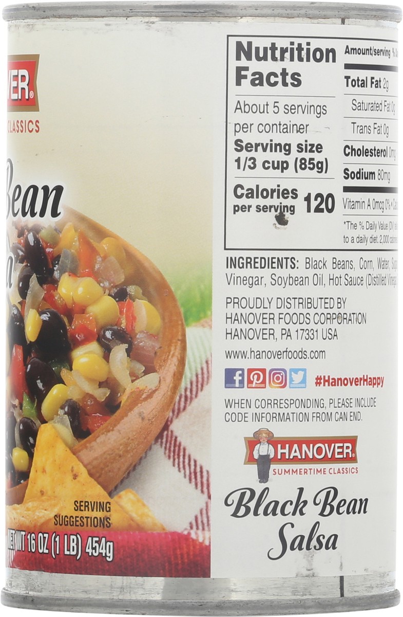 slide 12 of 13, Hanover Black Bean Salsa 16 oz, 16 oz