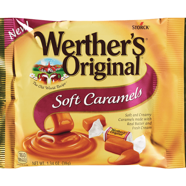 slide 1 of 1, Sorck Werther's Original Soft Caram, 1.34 oz