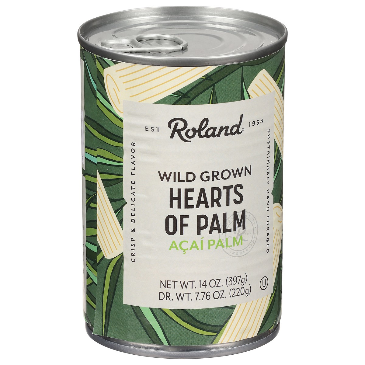 slide 8 of 9, Roland Wild Grown Hearts of Palm 14 oz, 14 oz