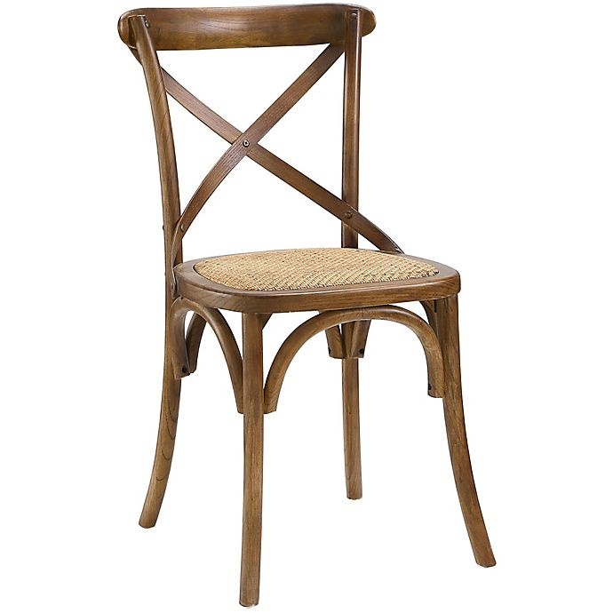 slide 2 of 4, Modway Gear Dining Side Chair - Walnut, 1 ct