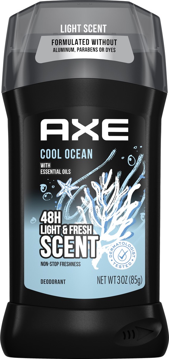 slide 3 of 3, AXE Deodorant Stick for Men Cool Ocean, 3oz, 3 oz