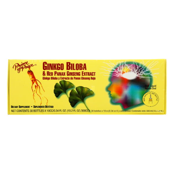 slide 1 of 1, Prince of Peace Ginkgo Biloba & Red Panax, 30 ct