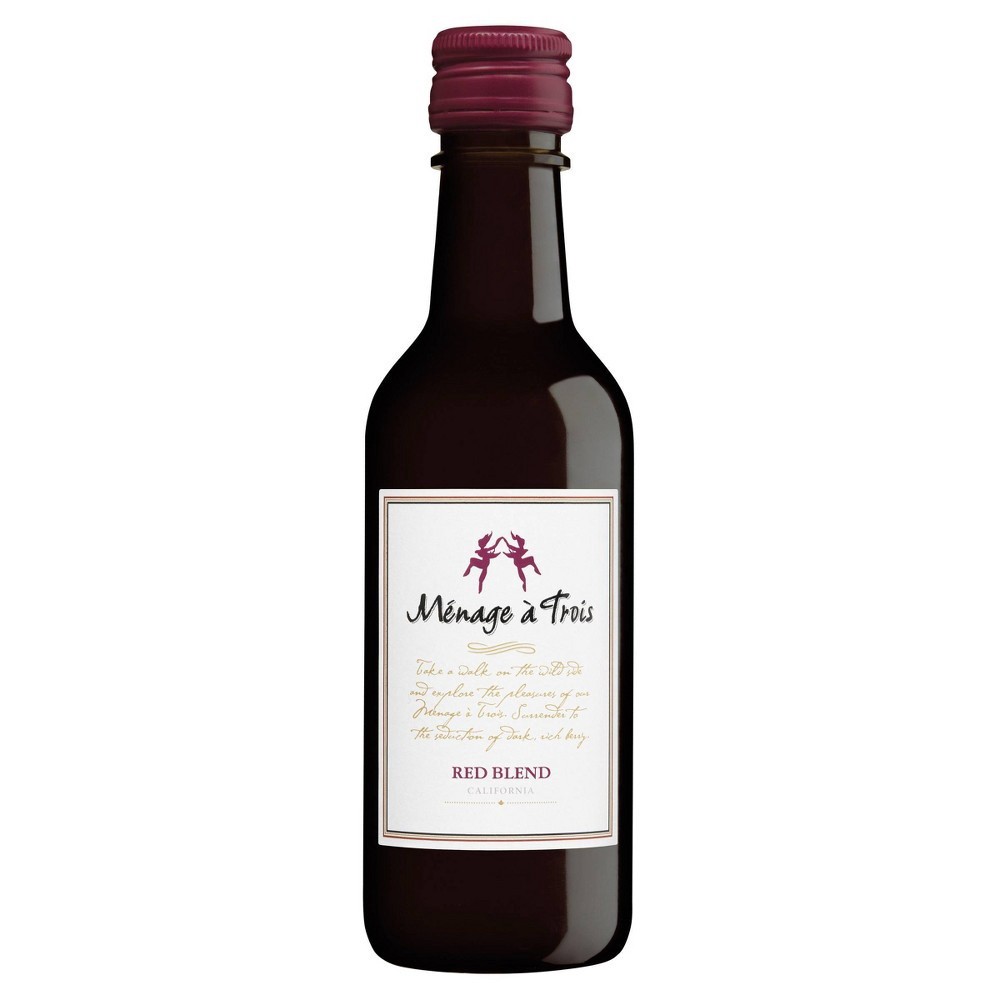 slide 2 of 4, Menage a Trois Red Blend Wine - 3pk/187ml Plastic Bottles, 3 ct; 187 ml