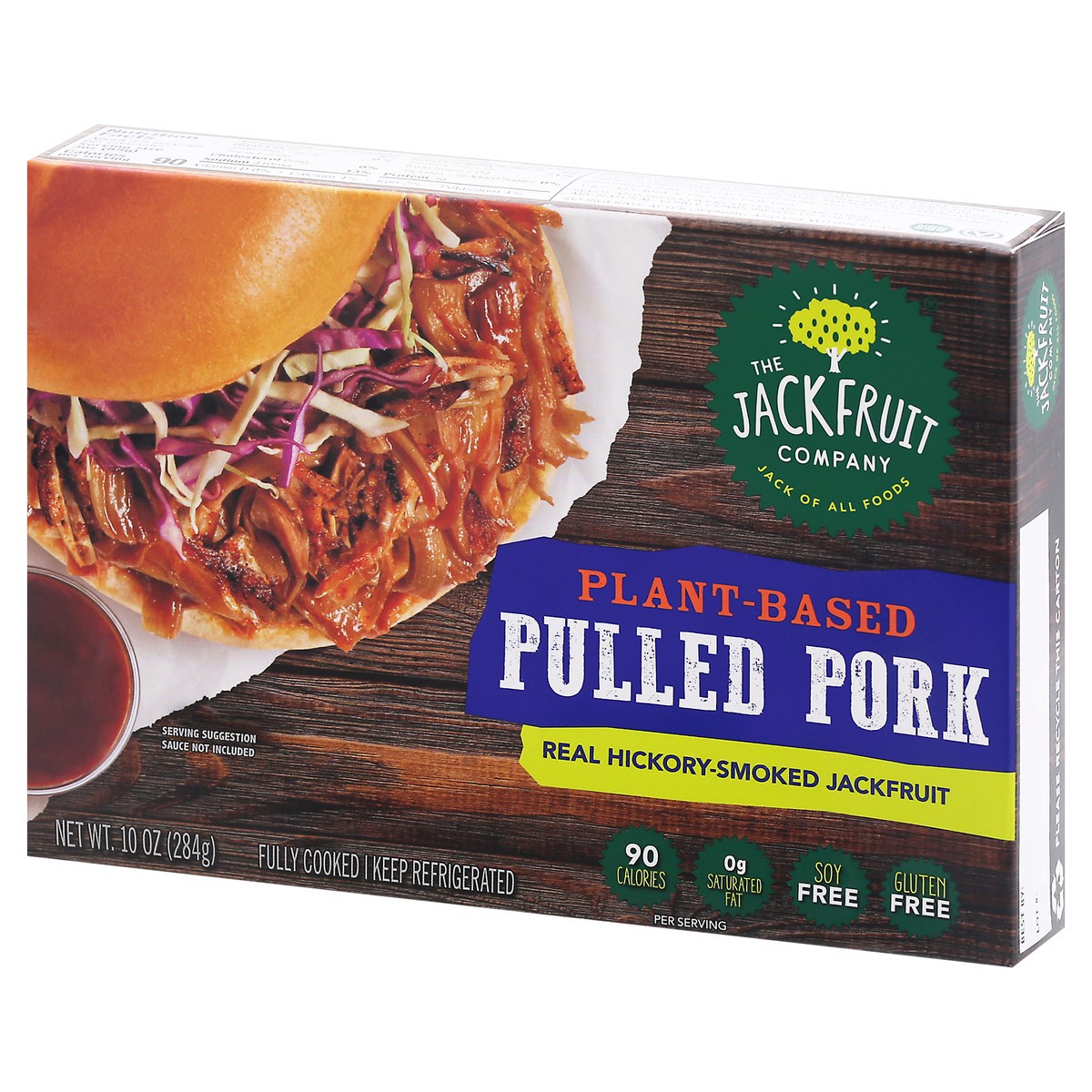 slide 5 of 13, The Jackfruit Company Real Hickory-Smoked Jackfruit Pulled Pork 10 oz Box, 10 oz