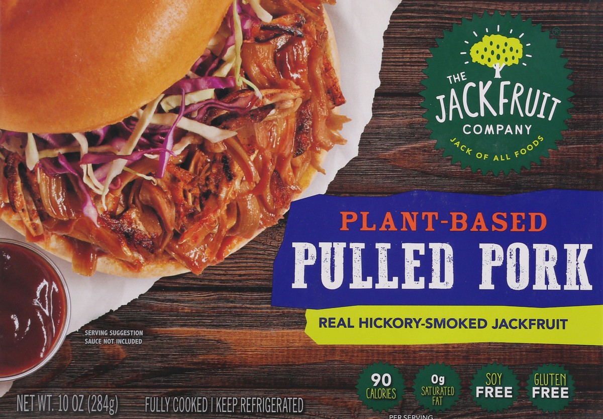 slide 1 of 13, The Jackfruit Company Real Hickory-Smoked Jackfruit Pulled Pork 10 oz Box, 10 oz