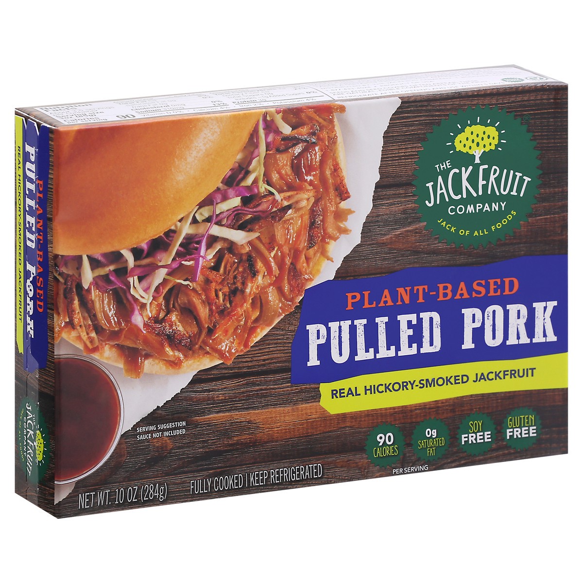 slide 4 of 13, The Jackfruit Company Real Hickory-Smoked Jackfruit Pulled Pork 10 oz Box, 10 oz