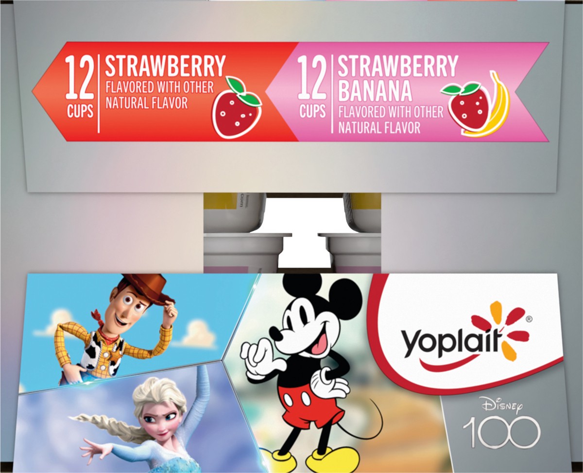 slide 8 of 13, Yoplait Strawberry & Strawberry Banana Low Fat Yogurt Pack, 24 Cups, 24 ct