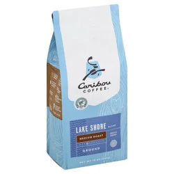 Caribou Coffee Lakeshore Medium Roast Ground Coffee Bag- 12 oz