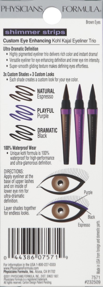 slide 4 of 5, Physicians Formula Eyeliner Trio 0.09 oz, 0.09 oz