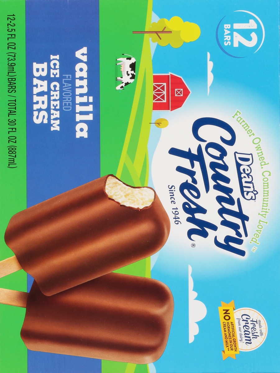 slide 7 of 17, Country Fresh Vanilla Ice Cream Bars, 30 fl oz