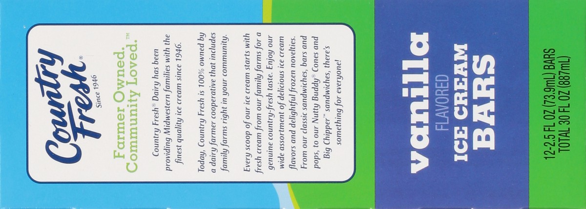 slide 15 of 17, Country Fresh Vanilla Ice Cream Bars, 30 fl oz