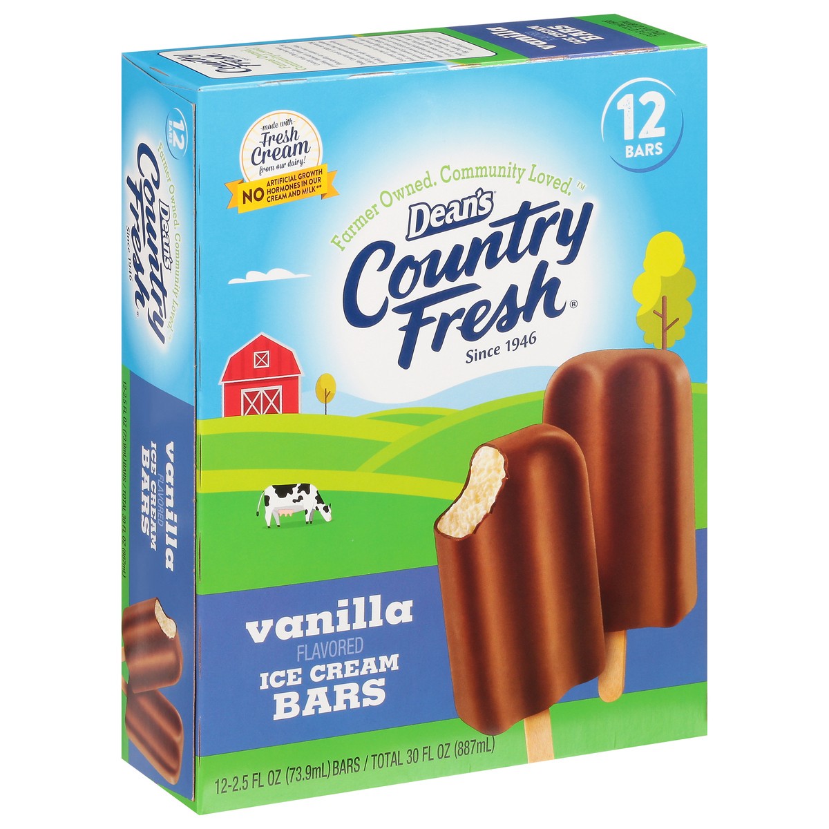slide 14 of 17, Country Fresh Vanilla Ice Cream Bars, 30 fl oz